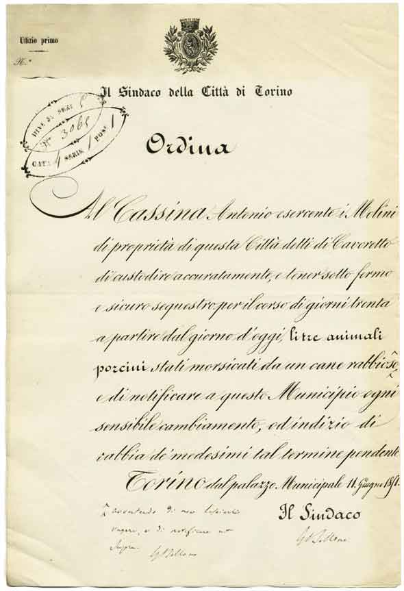 Ordinanza del 1851