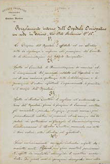 Regolamento Ospedale Omeopatico