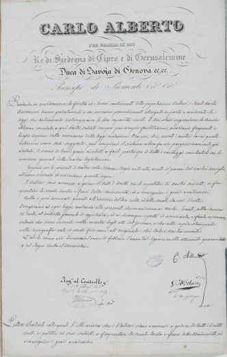  Lettere Patenti del re