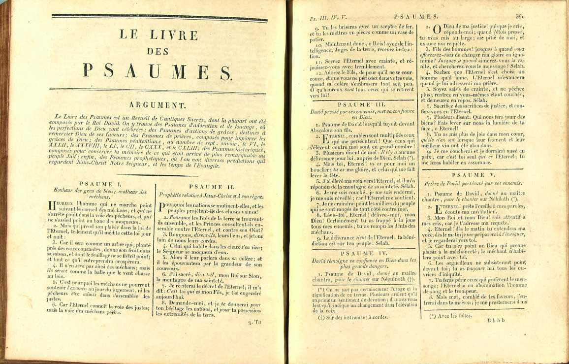  La Sainte Bible