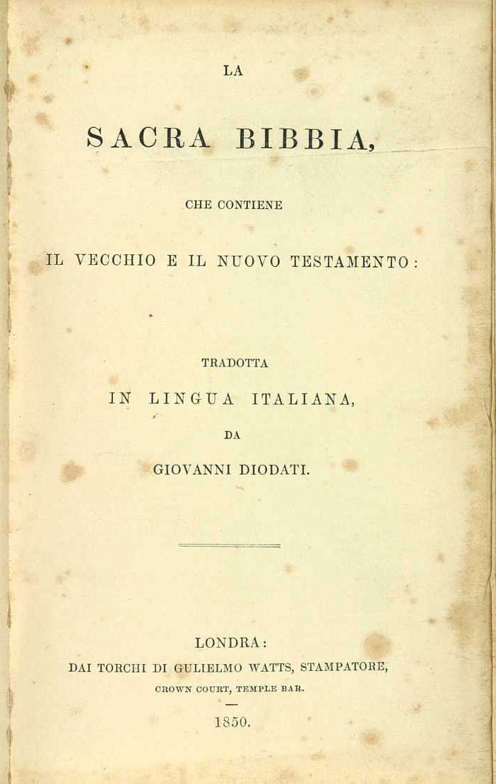 La Sacra Bibbia