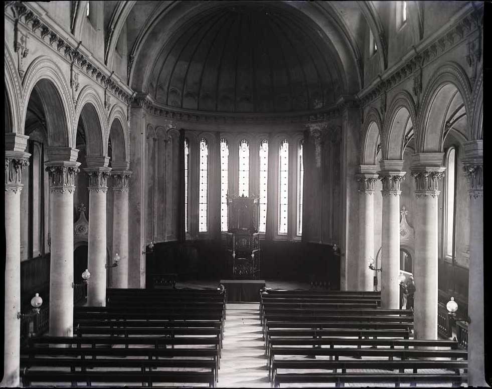David Peyrot, Veduta dell'interno del tempio, 1899