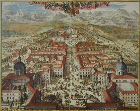 Incisione anonima su disegno di GIOVANNI TOMMASO BORGONIO