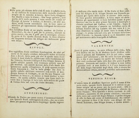 Descrizione del castello di Rivoli