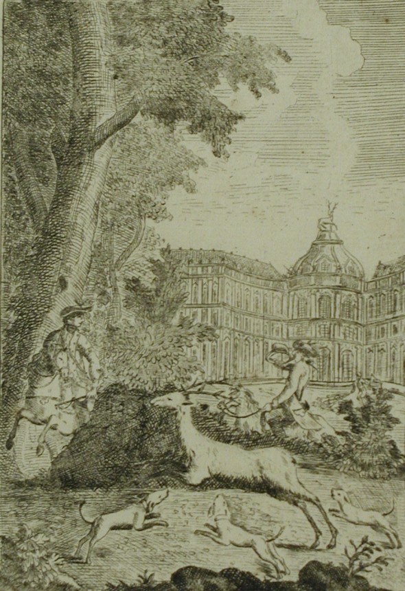 Veduta parziale della Palazzina di Caccia di Stupinigi