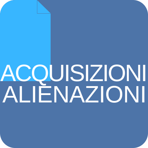 Acquisizioni - Alienazioni