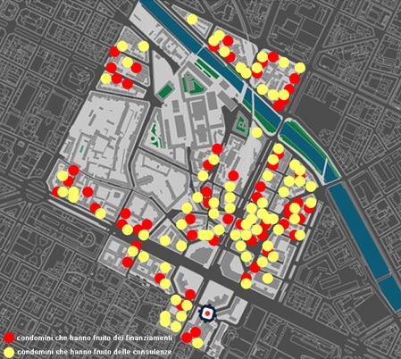 Mappa degli interventi